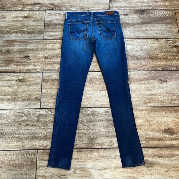 AG Adriano Goldschmied The Legging Super Skinny Fit Jeans Size 27 R Dark Blue - Picture 4 of 15
